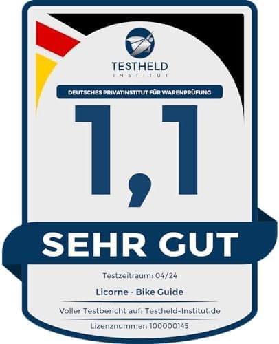 Licorne Bike Mountain Bike Guide for Girls, Boys, Women and Men, Shimano 21-Speed Gear