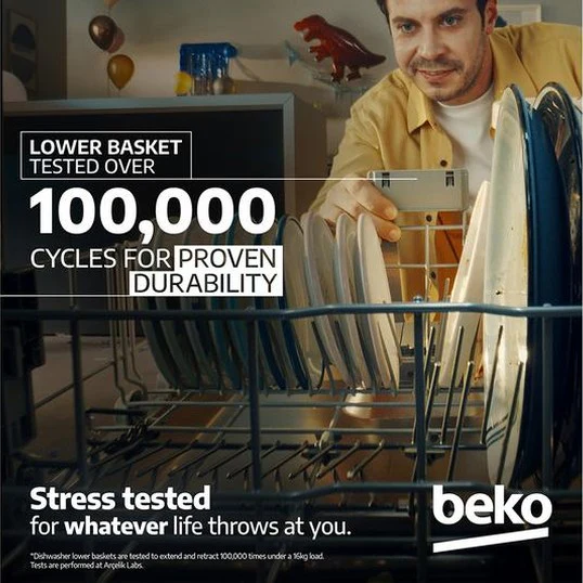 Beko Vaatwasser Zilver 60 cm voor 13 couverts | DVN04X20S