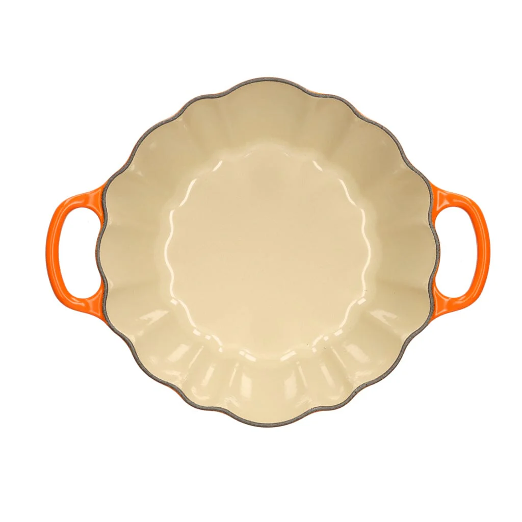 2025 Le Creuset - Pompoen braad- / stoofpan Signature Oranjerood 24 cm 3,7 l