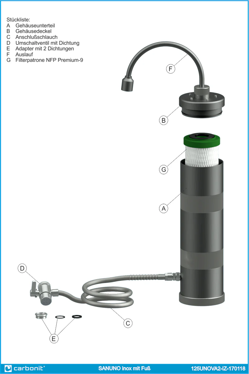 2025 SANUNO Inox F �C Hoogwaardig roestvrij staalgenot