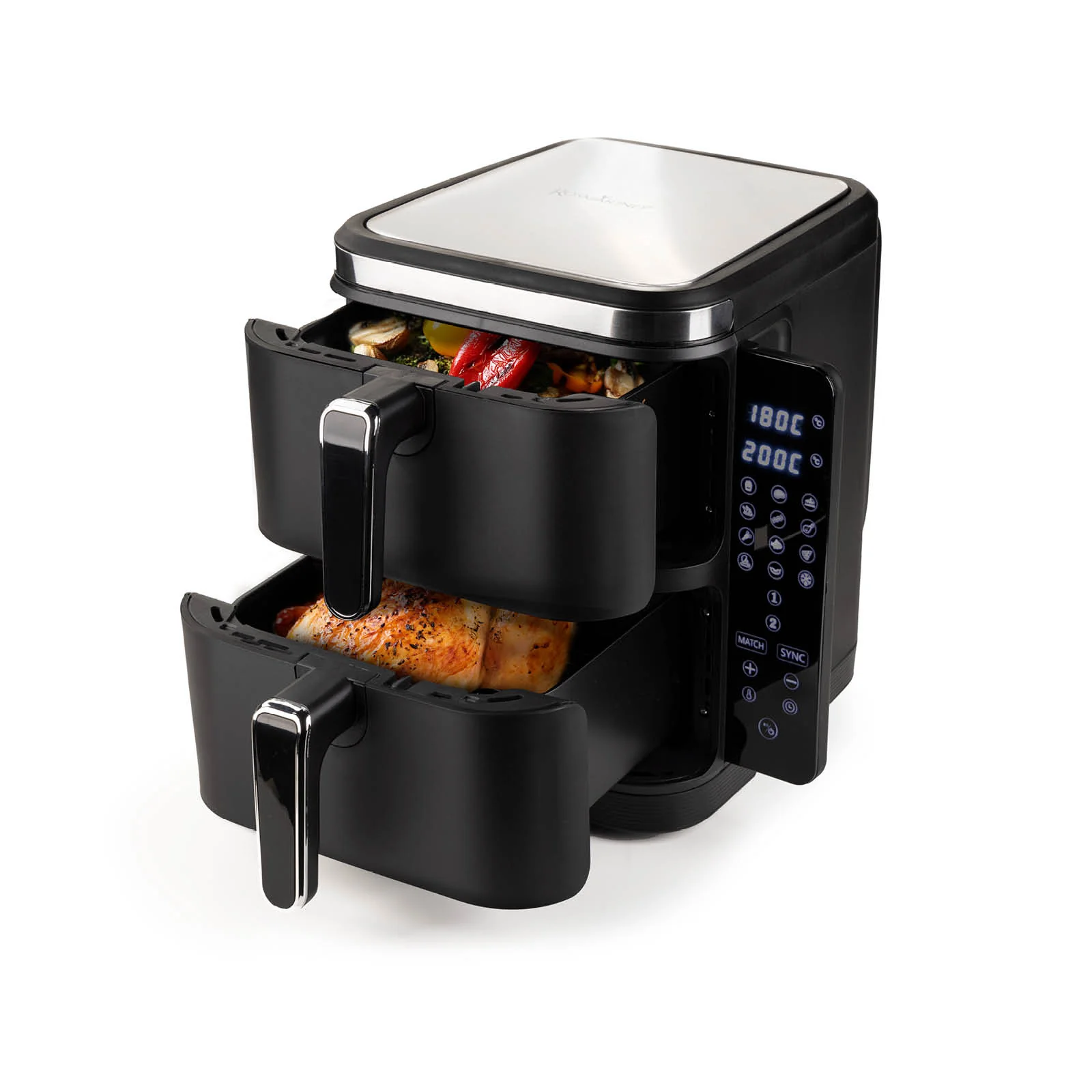 2025 Rosmarino Tower XXL heteluchtfriteuse �C 10,4 L