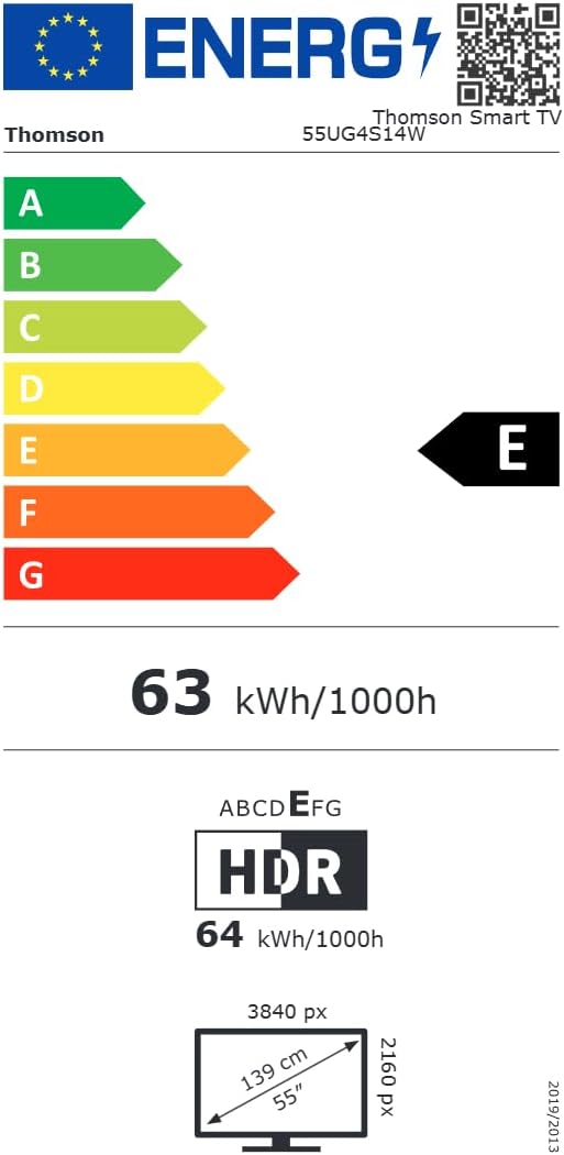 THOMSON 32 Inch (81cm) Full HD Google Smart TV, Wi-Fi, Dolby Audio, HDR10, Bluetooth 5.1, Triple Tuner (Cable/Satellite/Antenna), HDMI, CI+, A+ Panel - 32FG2S14