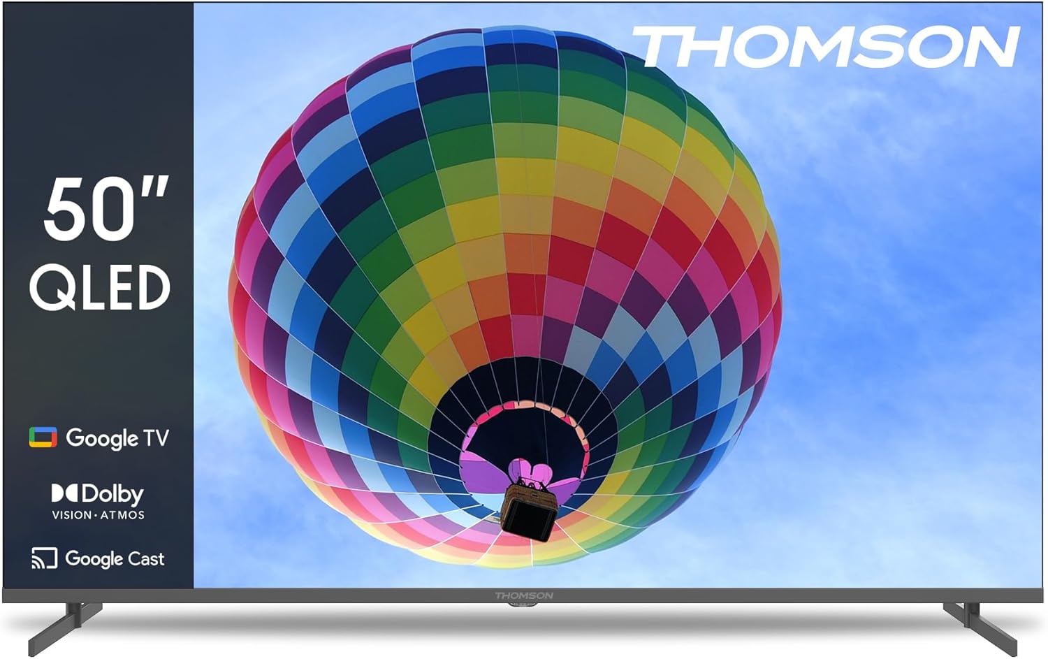 THOMSON 32 Inch (81cm) Full HD Google Smart TV, Wi-Fi, Dolby Audio, HDR10, Bluetooth 5.1, Triple Tuner (Cable/Satellite/Antenna), HDMI, CI+, A+ Panel - 32FG2S14