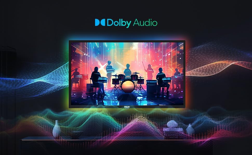 RCA RS32H2 Android Smart TV 32 inch (80 cm) Televisie met Google Assistant, Chromecast, Netflix, Prime Video, Google Play, YouTube, Disney+, WiFi, BT-afstandsbediening met microfoon, DVB-S/S2/T/T2/C