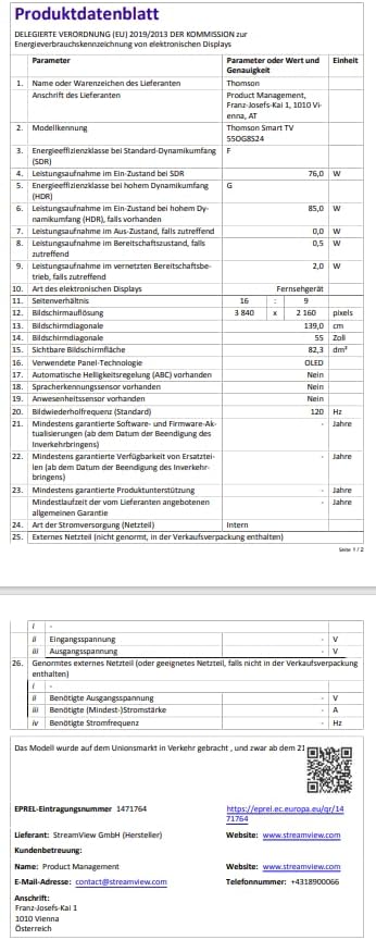 THOMSON 32 Inch (81cm) Full HD Google Smart TV, Wi-Fi, Dolby Audio, HDR10, Bluetooth 5.1, Triple Tuner (Cable/Satellite/Antenna), HDMI, CI+, A+ Panel - 32FG2S14