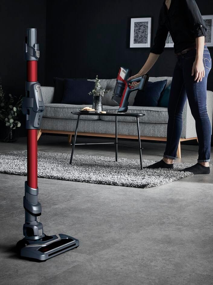 Rowenta X-pert 6.60 Essential RH6838, Cordless Stick Vacuum Cleaner, Automatic Speed Settings, Up to 45 Minutes Autonomy, Removable Battery, Lightweight Design, Dust Thief