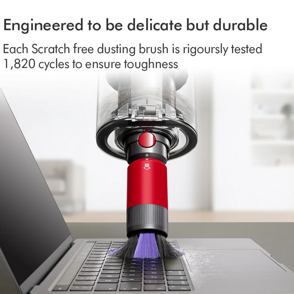 2025 Dyson V12 Detect Slim Absolute Draadloze Steelstofzuiger met Accessoires voor Grondige Reiniging, Geel/Nikkel