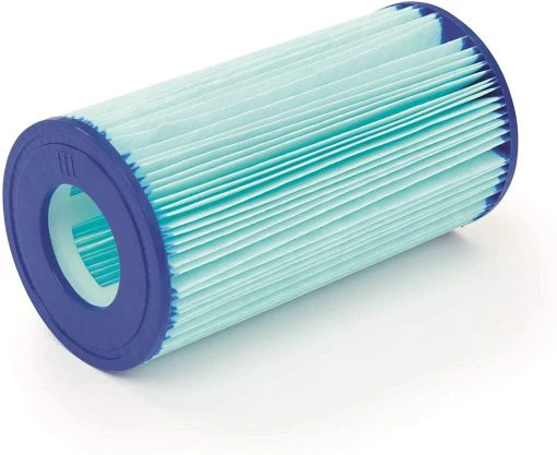 Bestway Power Steel 18' x 9' x 48' bovengrondse zwembadset met metalen frame, zwembadzandfilterpomp, skimmer en stofzuiger