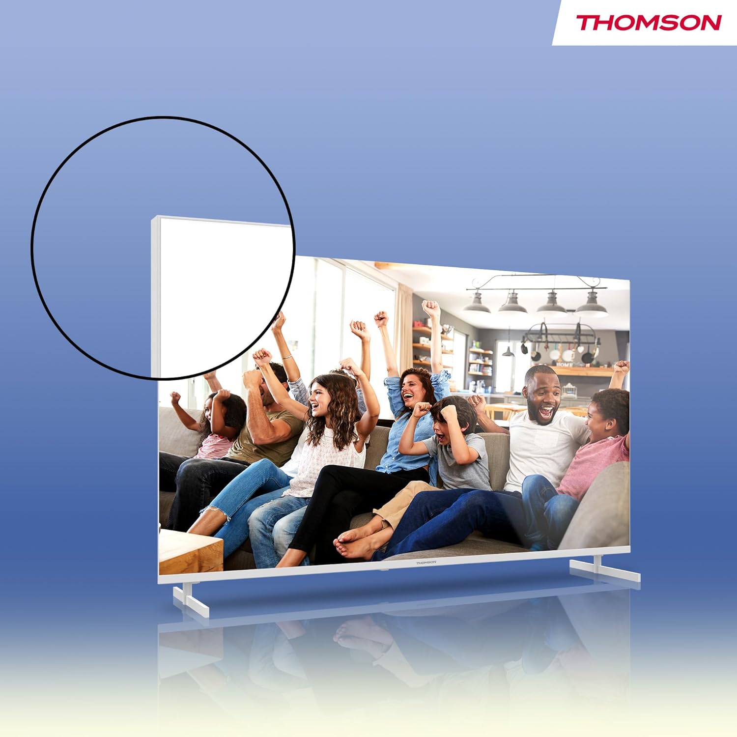 THOMSON 32 Inch (81cm) Full HD Google Smart TV, Wi-Fi, Dolby Audio, HDR10, Bluetooth 5.1, Triple Tuner (Cable/Satellite/Antenna), HDMI, CI+, A+ Panel - 32FG2S14