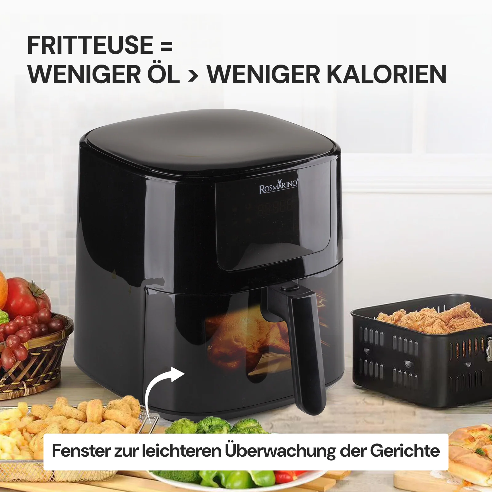 2025 Rosmarino Infinity Vision XL heteluchtfriteuse - 5 L