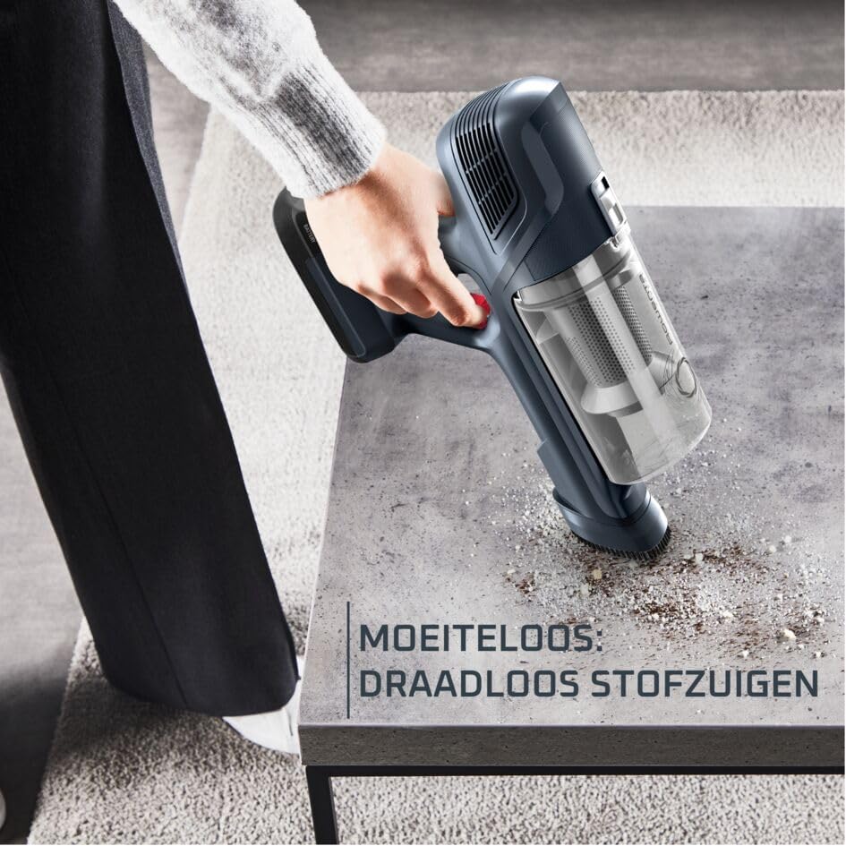 Rowenta X-pert 6.60 Essential RH6838, Cordless Stick Vacuum Cleaner, Automatic Speed Settings, Up to 45 Minutes Autonomy, Removable Battery, Lightweight Design, Dust Thief