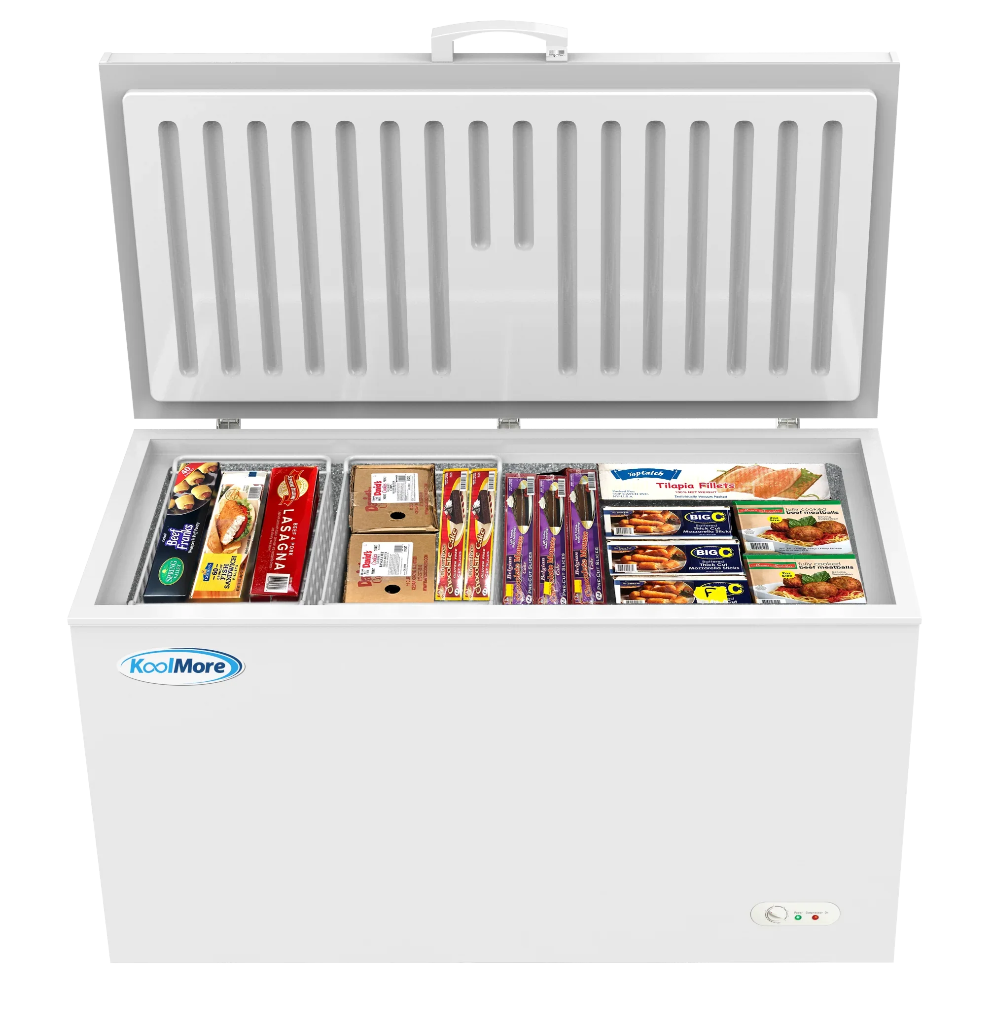 KoolMore 60 in. Commercial Chest Freezer 16 Cu ft.