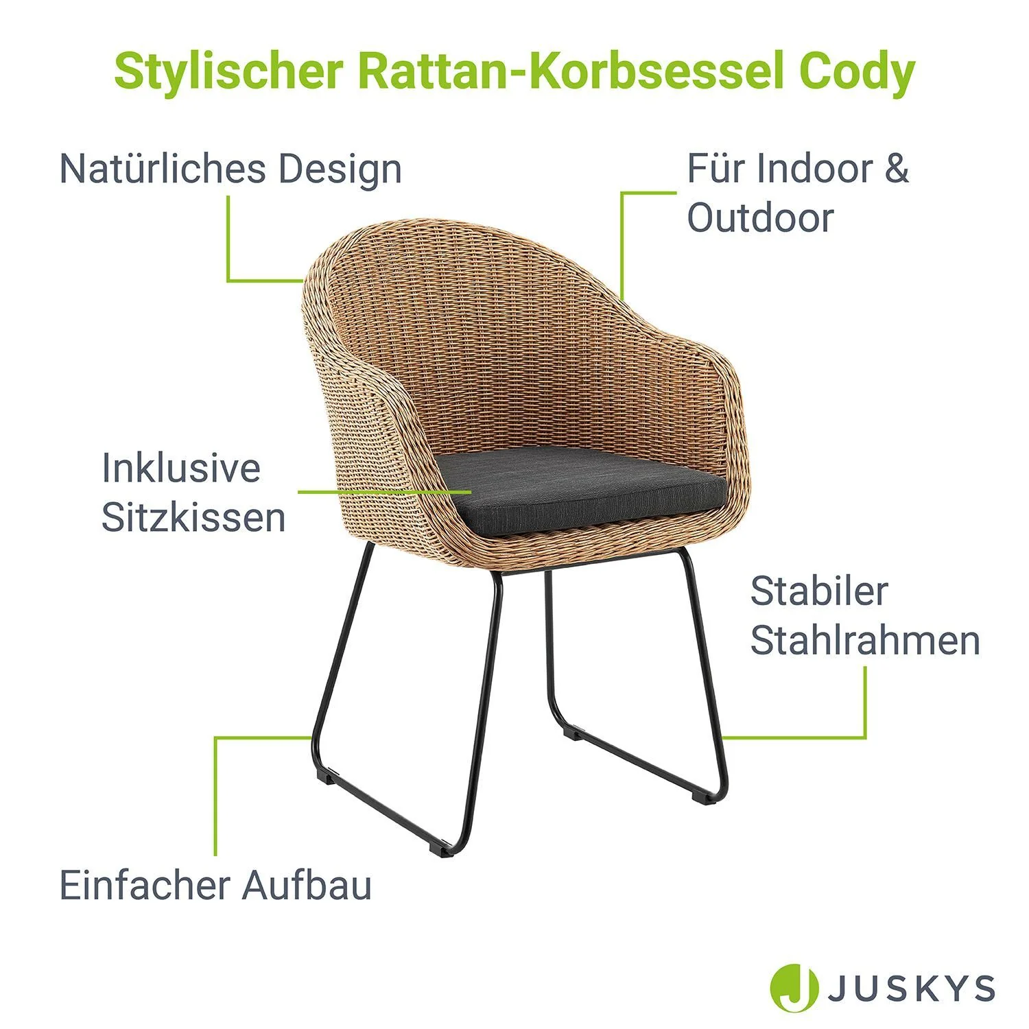 2025 Rattan Stoelen Cody