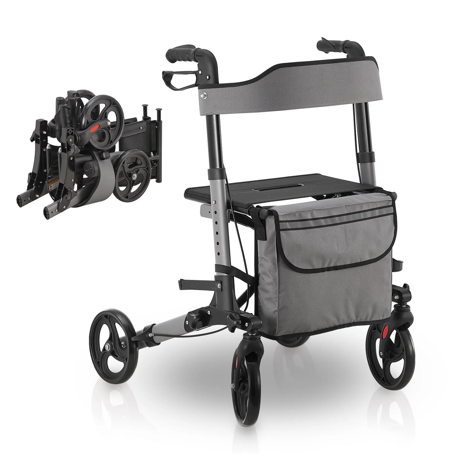 2025 Aluminium rollator Vital met zitje