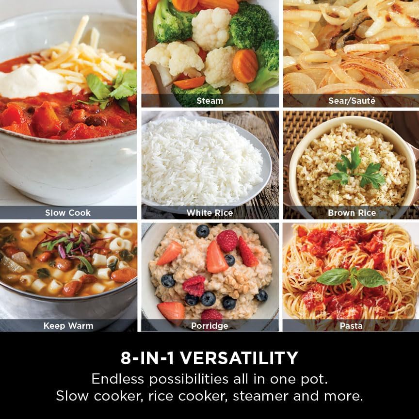 2025 Ninja Foodi PossibleCooker 8-in-1 Slowcooker en rijstkoker 6L �C Midnight Blue