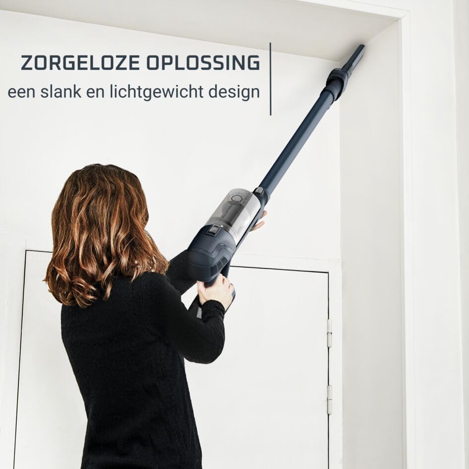 Rowenta X-pert 6.60 Essential RH6838, Cordless Stick Vacuum Cleaner, Automatic Speed Settings, Up to 45 Minutes Autonomy, Removable Battery, Lightweight Design, Dust Thief