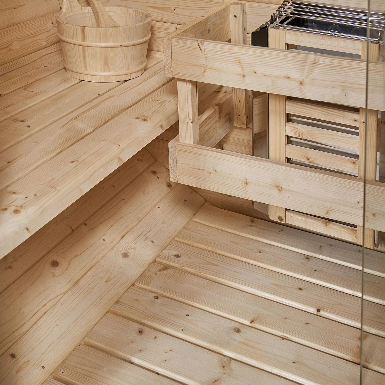 2025 Fasssauna Spitzbergen met saunaoven