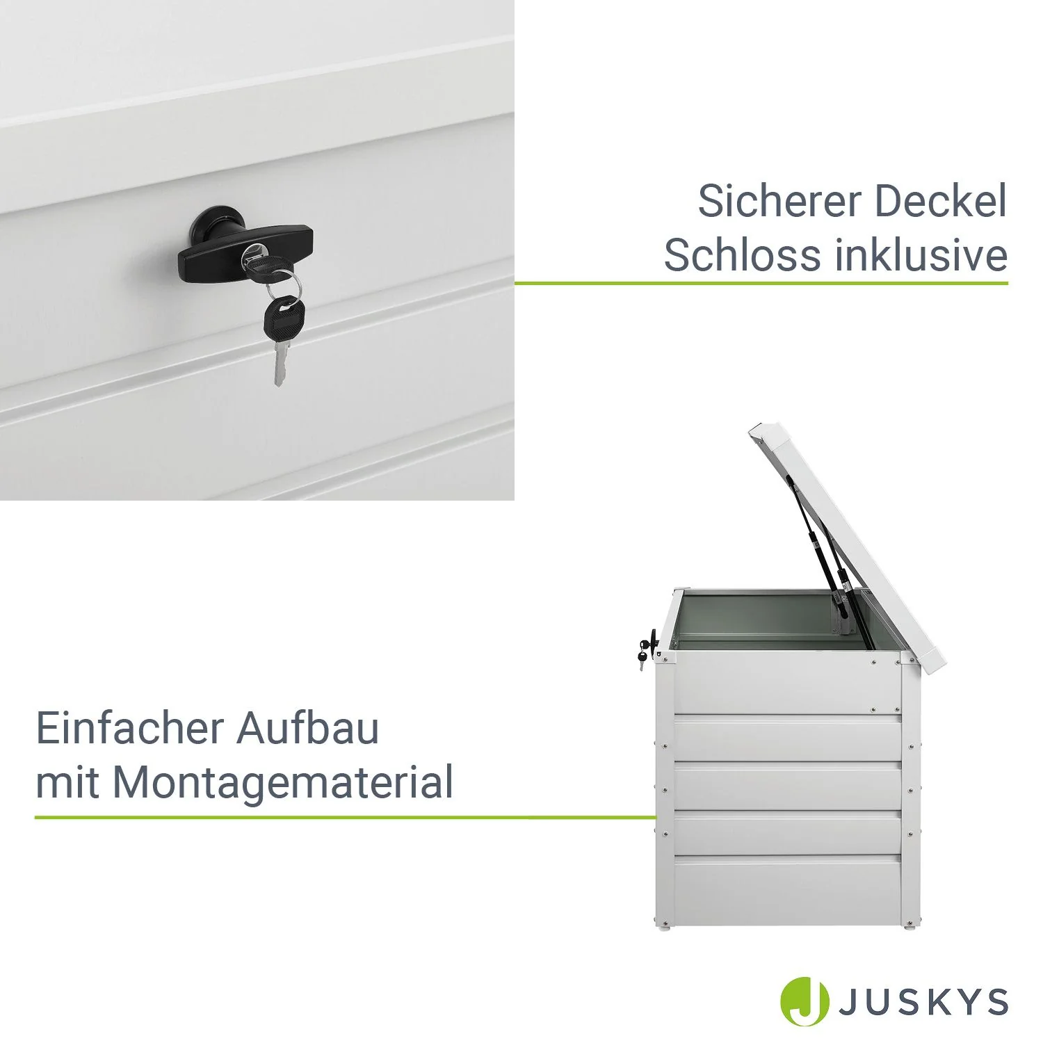 2025 Metalen box Limani voor het opbergen van kussens en meer in de tuin of op het balkon