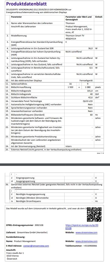 THOMSON 32 Inch (81cm) Full HD Google Smart TV, Wi-Fi, Dolby Audio, HDR10, Bluetooth 5.1, Triple Tuner (Cable/Satellite/Antenna), HDMI, CI+, A+ Panel - 32FG2S14