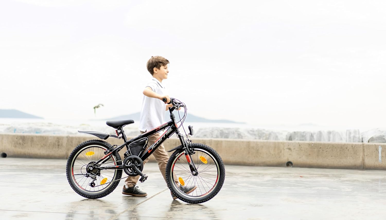 Licorne Bike Mountain Bike Guide for Girls, Boys, Women and Men, Shimano 21-Speed Gear