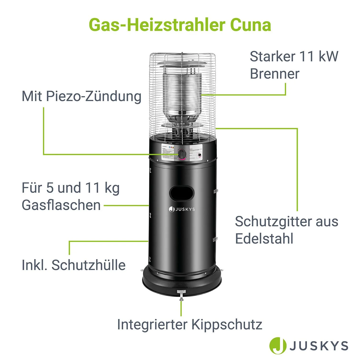 2025 Outdoor Heizstrahler Cuna