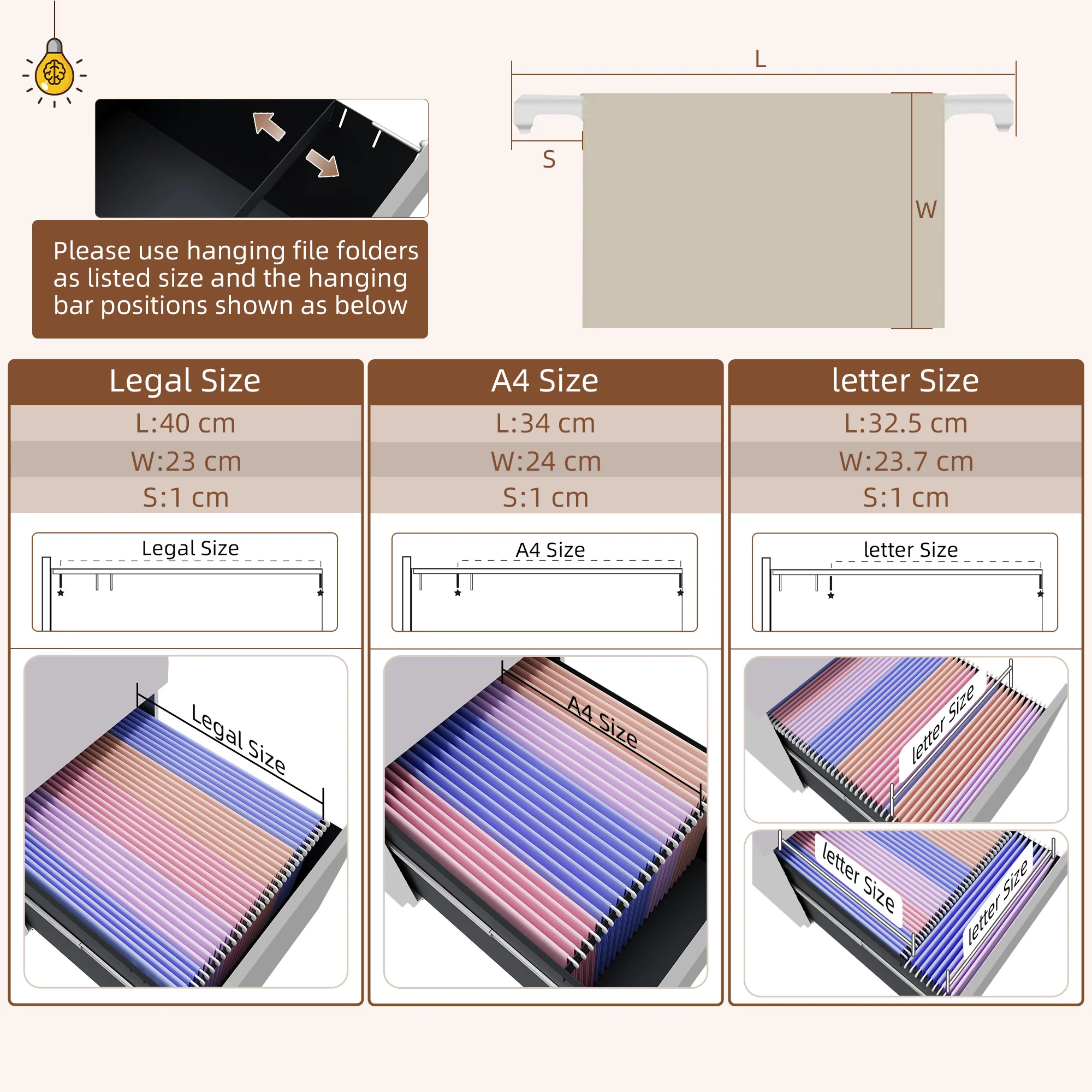 Mobiele stalen archiefkast met 2 laden en slot, lage bureaula, wit