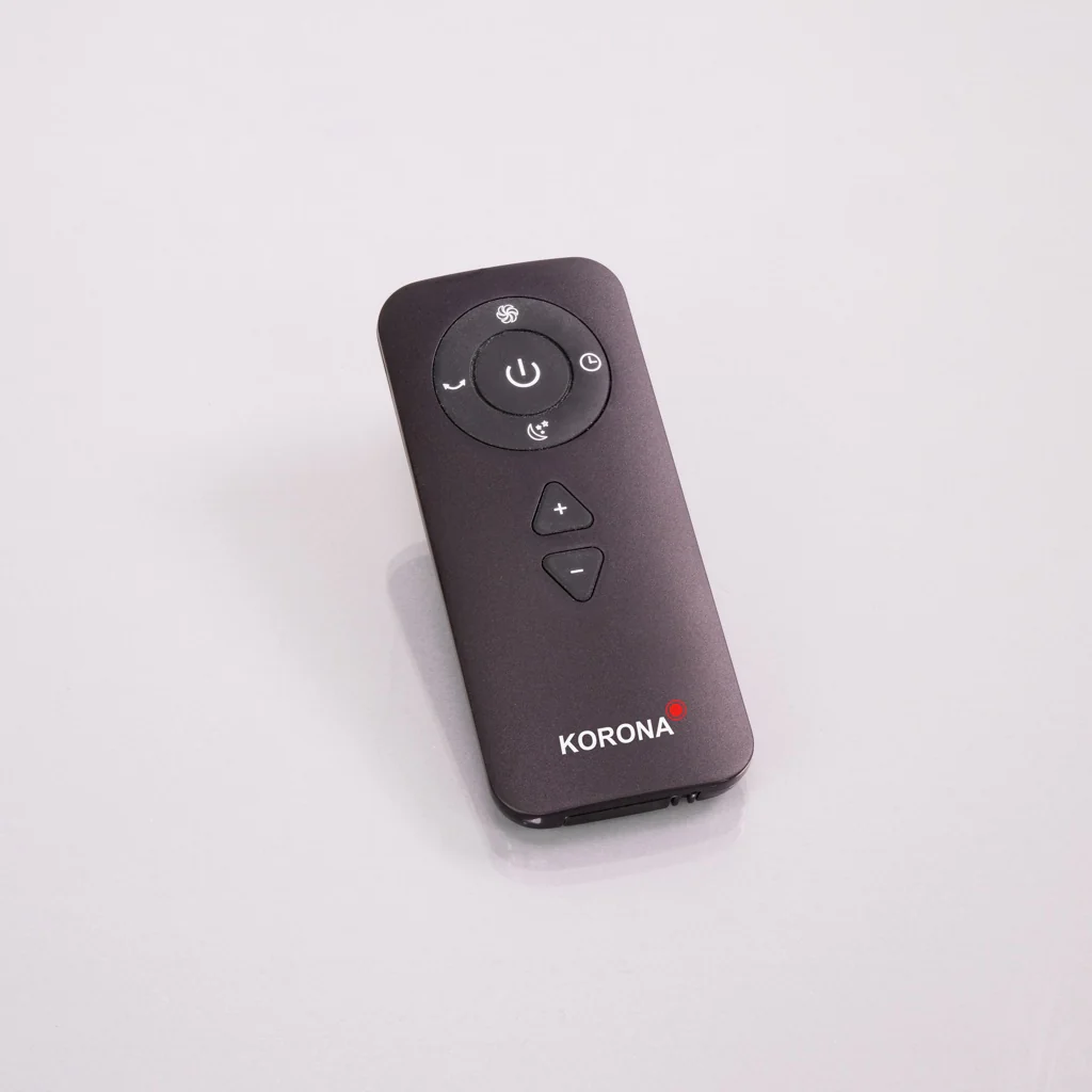 2025 Korona 81008 Wand- en Tafelventilator bladvrij 26 W zilver, wit