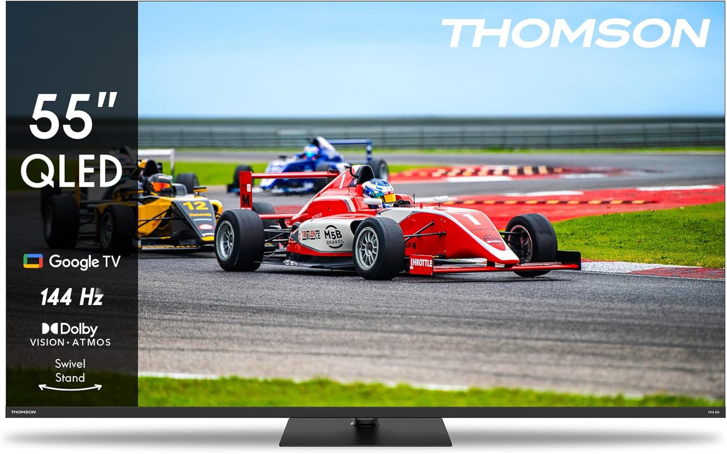 THOMSON 32 Inch (81cm) Full HD Google Smart TV, Wi-Fi, Dolby Audio, HDR10, Bluetooth 5.1, Triple Tuner (Cable/Satellite/Antenna), HDMI, CI+, A+ Panel - 32FG2S14