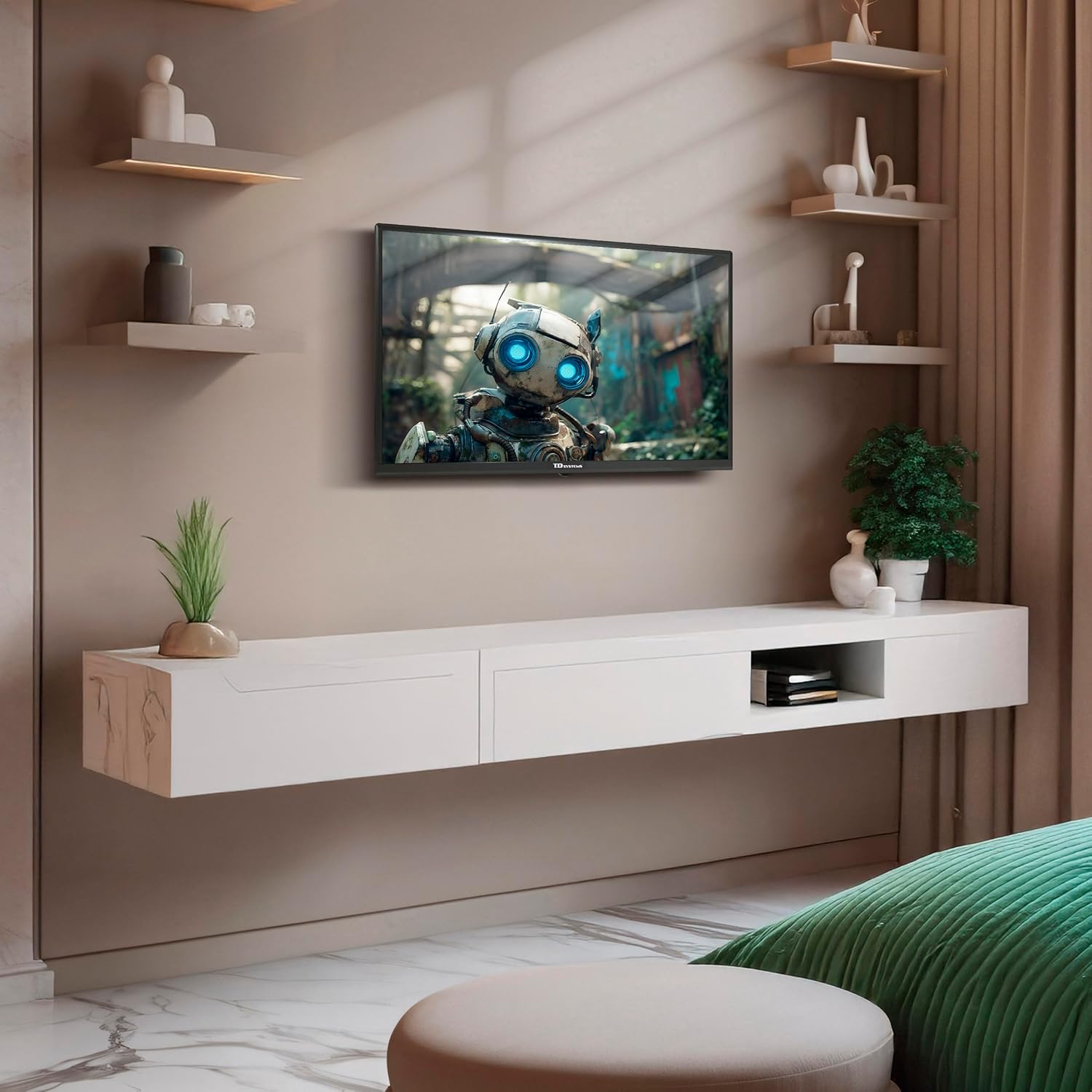 TD Systems - 40 Inch Smart TV, Hey Google, Full HD DVB-T2/C/S2 television, Android 11 Chromecast, Model 2025 - PRIME40C19GLE