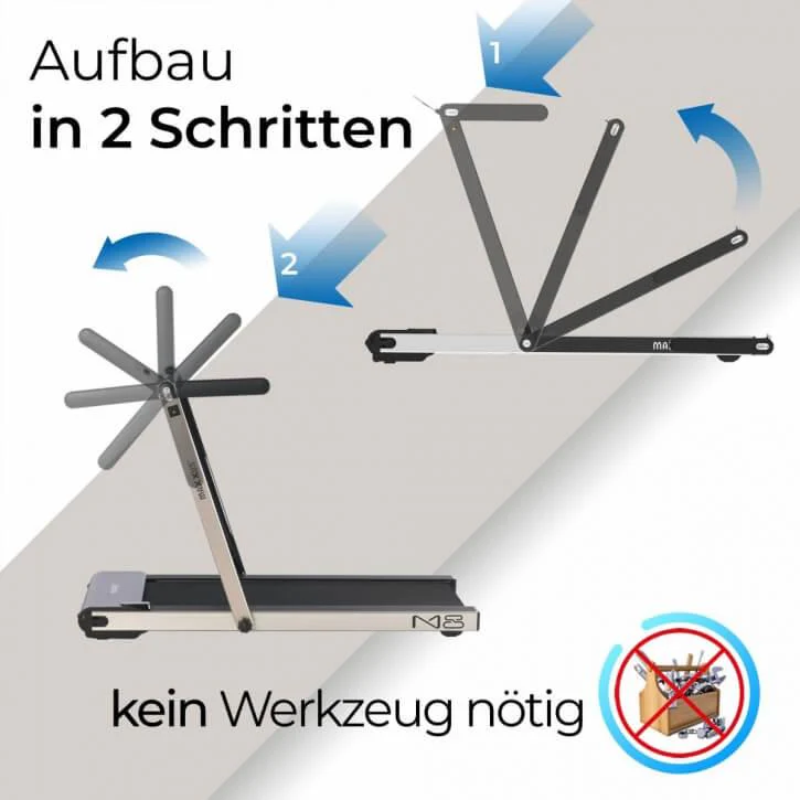 2025 MAXXUS M8 loopband �C Compact & krachtig (5,0 PS piek) met 4-voudige demping