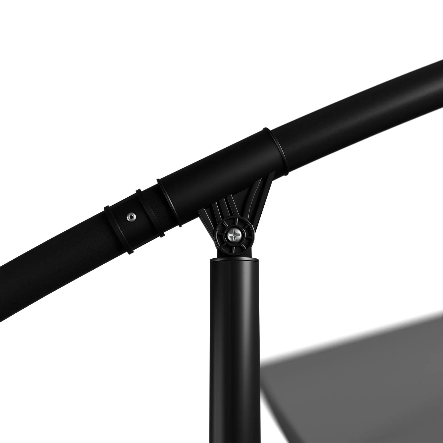 2025 Hangparasol Brazil 3,5 m grijs-cr��me met standaard en handkurbel �C zonbescherming met LED-verlichting