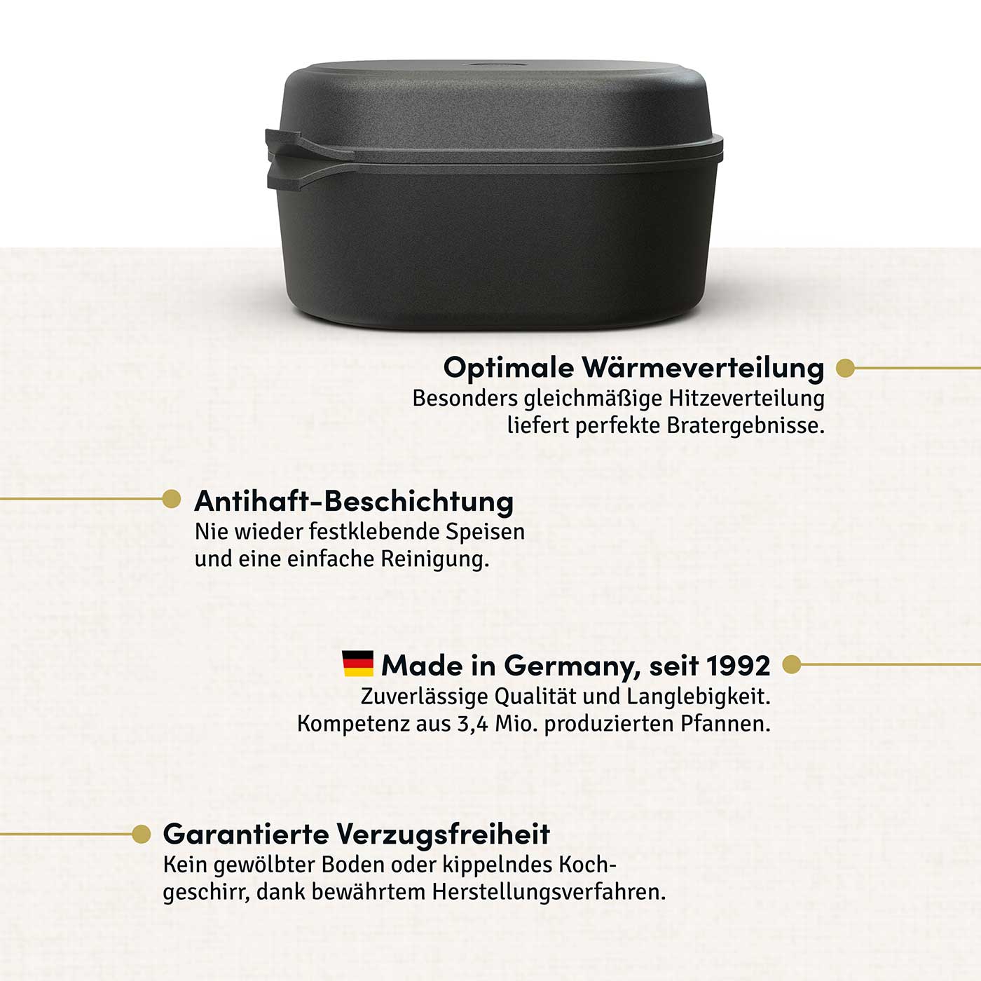 2025 2-in-1 braadpan 33,5 x 23,5 cm I incl. pandeksel