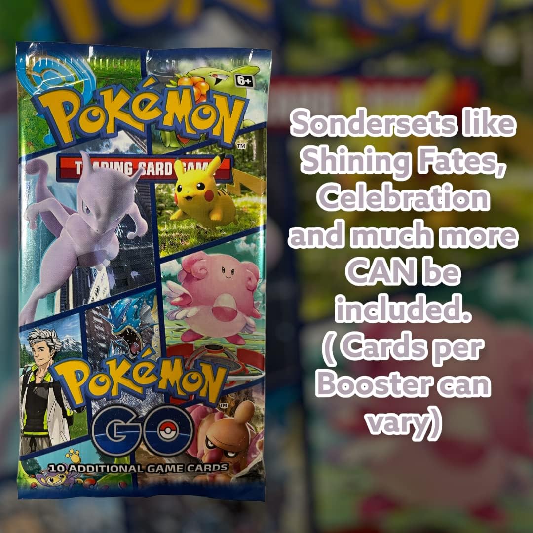 Pokeman Mystery Booster (Random English Booster) + Heartforcards  Shipping Protection (10 Boosters)