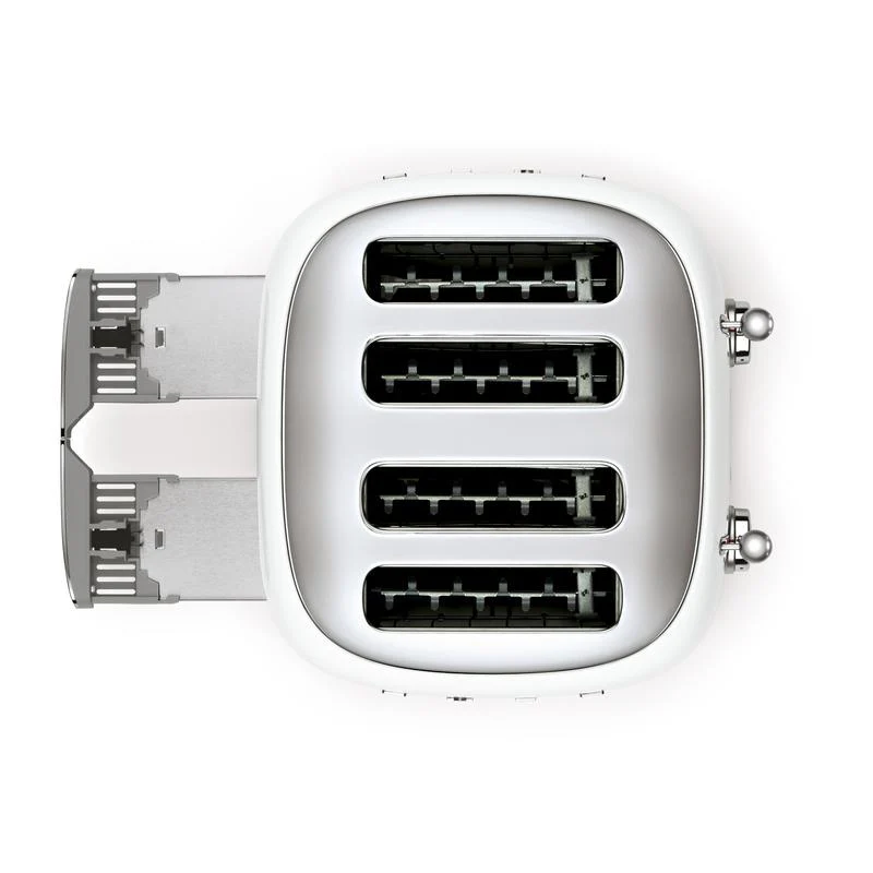 2025 SMEG TSF03WHUK Broodrooster voor Vier Sneetjes in Wit