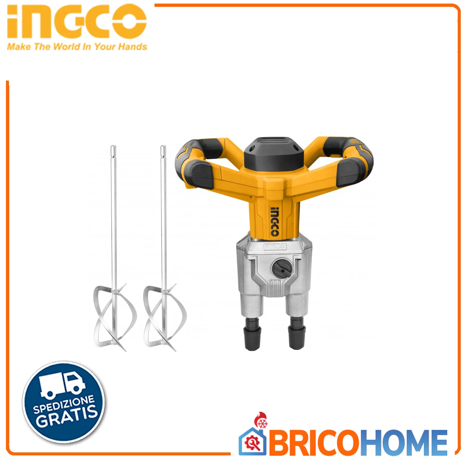 2025 INGCO 220-240V 1800W Mortelmenger