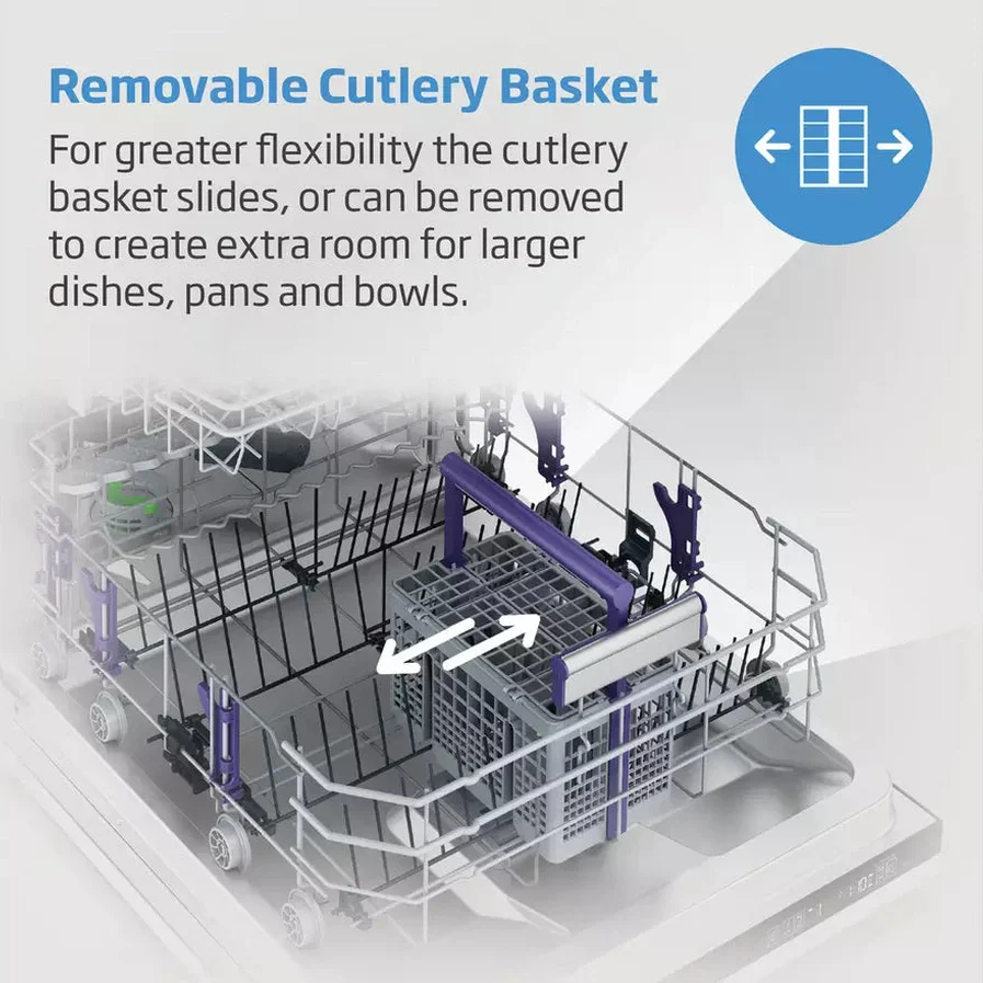 Beko Vaatwasser Zilver 60 cm voor 13 couverts | DVN04X20S