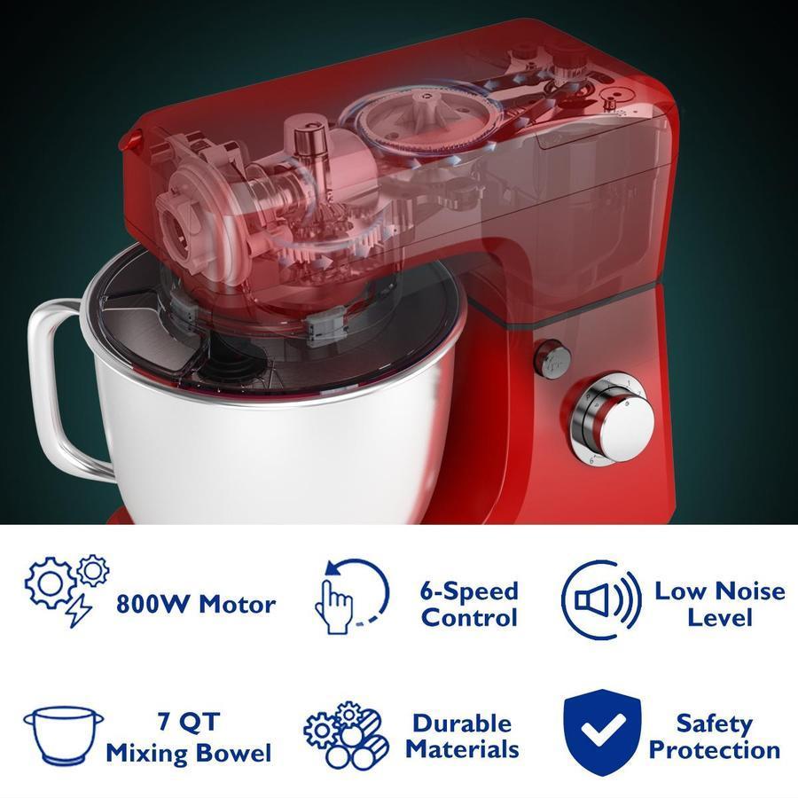 2025 Multifunctionele 3-in-1 Staafmixer van 800W met Vleesmolen, Blender en Worstmaker