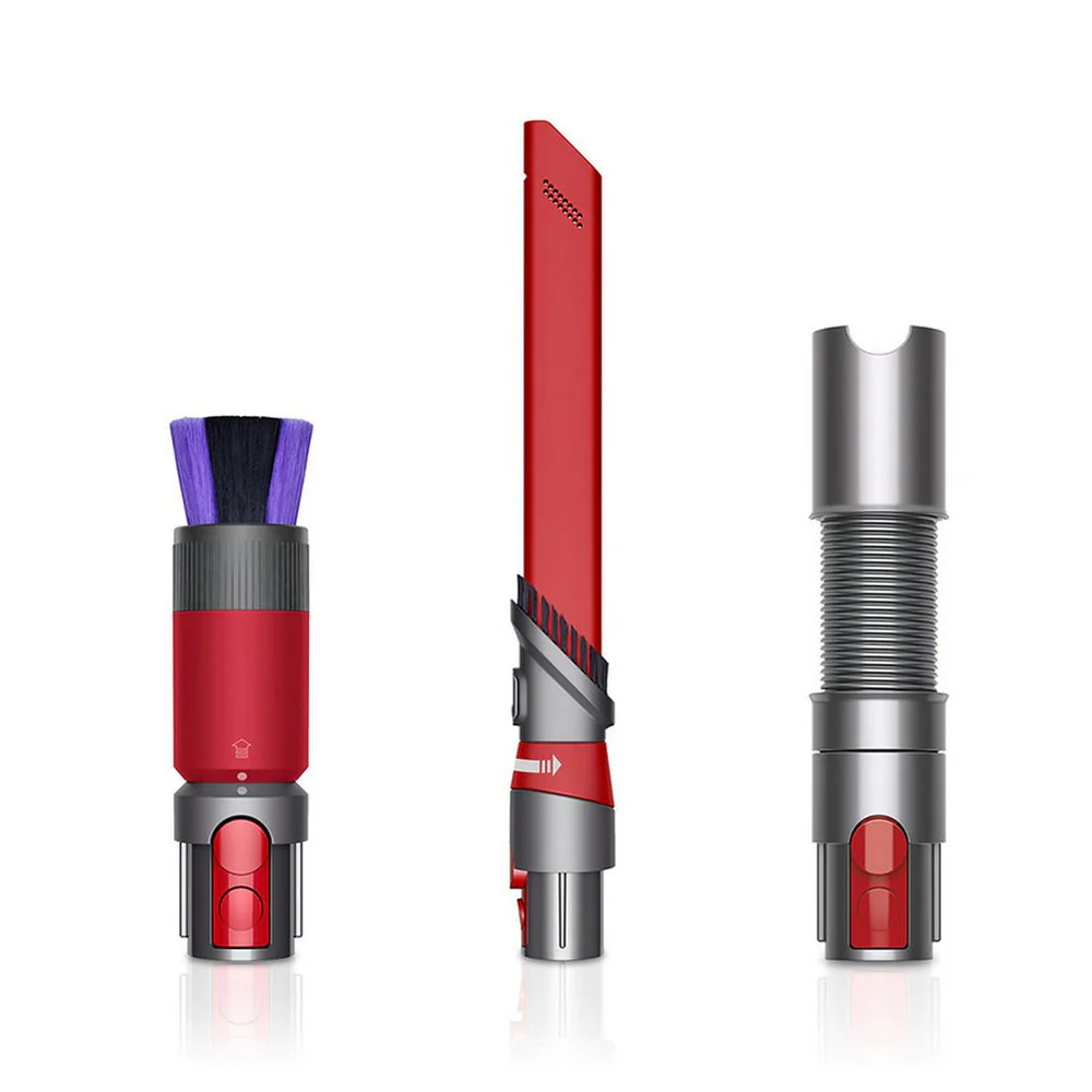 2025 Dyson V12 Detect Slim Absolute Draadloze Steelstofzuiger met Accessoires voor Grondige Reiniging, Geel/Nikkel