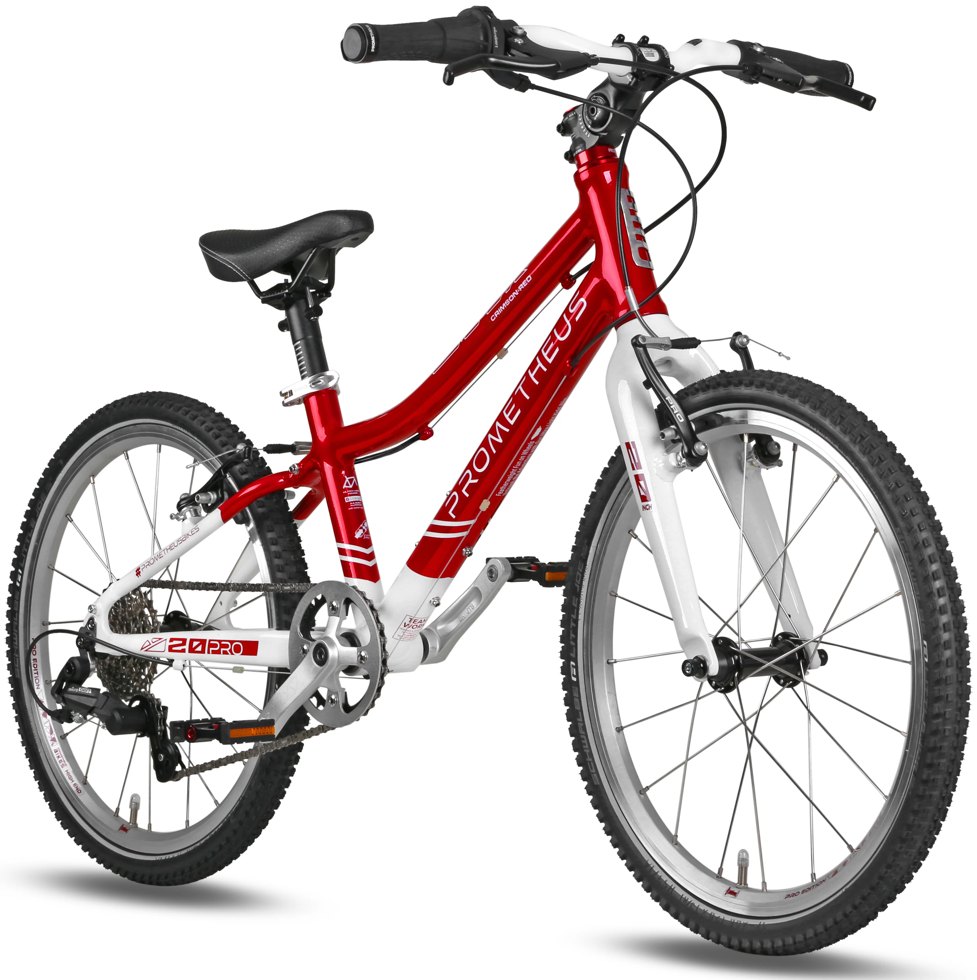 2025 PRO Kinderrad 20 Zoll ab 6 Jahre | 7-Gang | CRIMSON RED