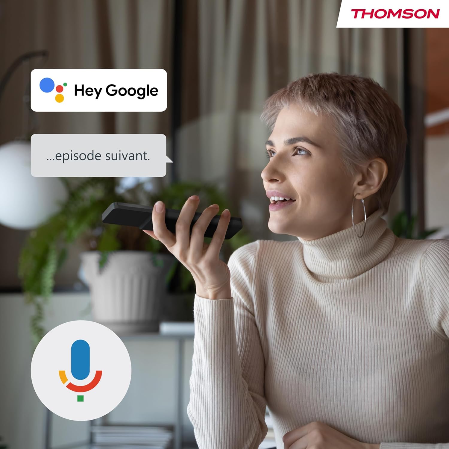 THOMSON 32 Inch (81cm) Full HD Google Smart TV, Wi-Fi, Dolby Audio, HDR10, Bluetooth 5.1, Triple Tuner (Cable/Satellite/Antenna), HDMI, CI+, A+ Panel - 32FG2S14