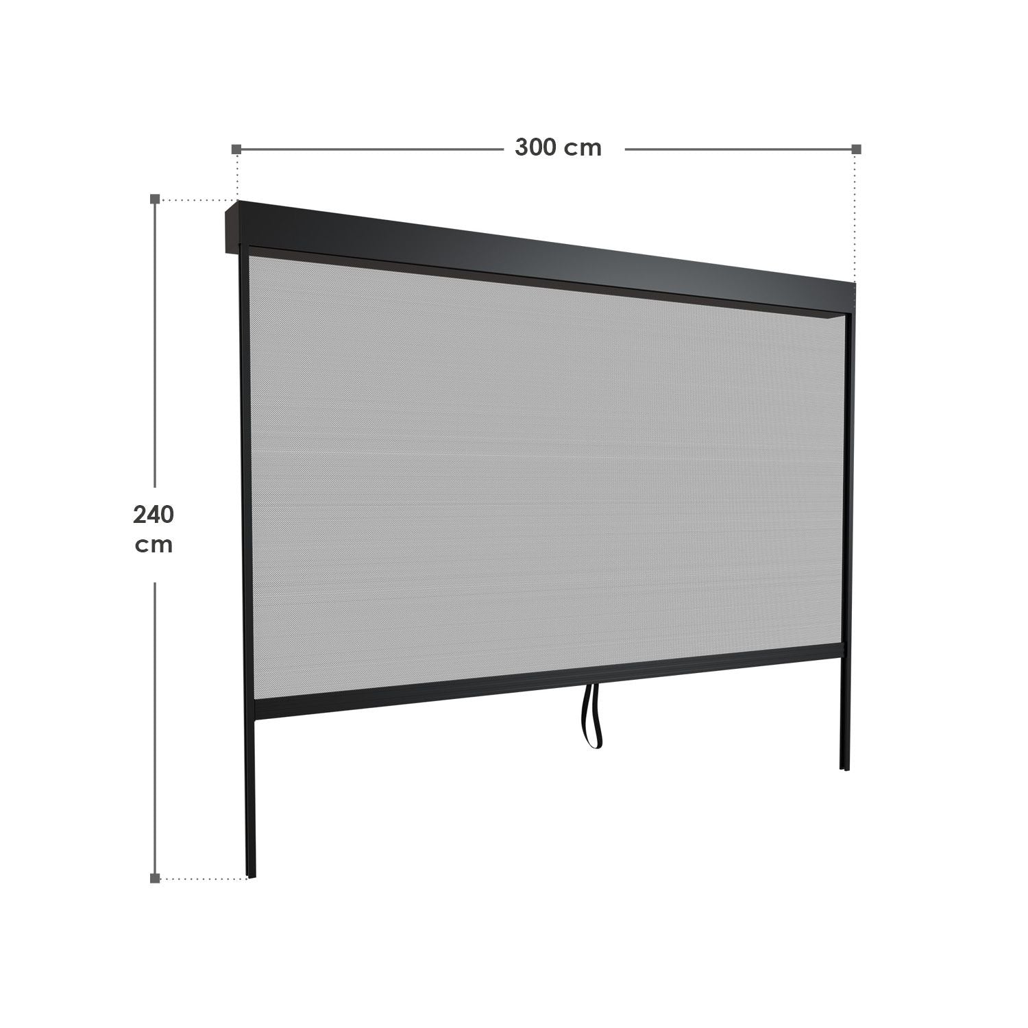 2025 Seitenwand f��r Lamellendach Tahiti - Zijkant voor Lamellendak Tahiti