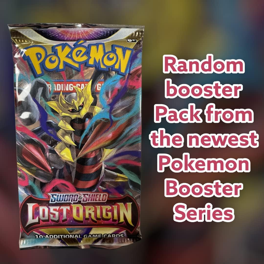 Pokeman Mystery Booster (Random English Booster) + Heartforcards  Shipping Protection (10 Boosters)
