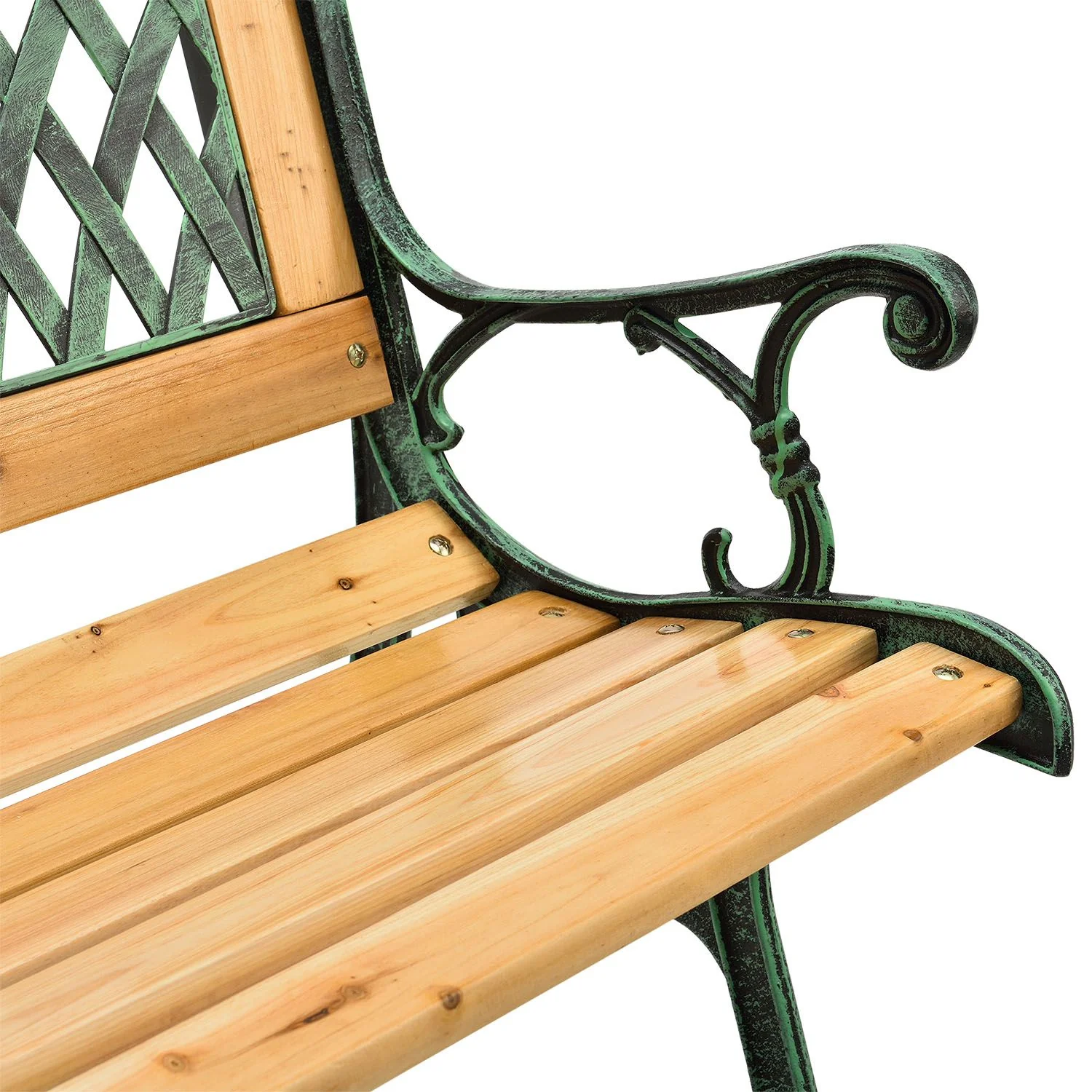 2025 Vintage tuinbank Sanremo van hout en gietijzer