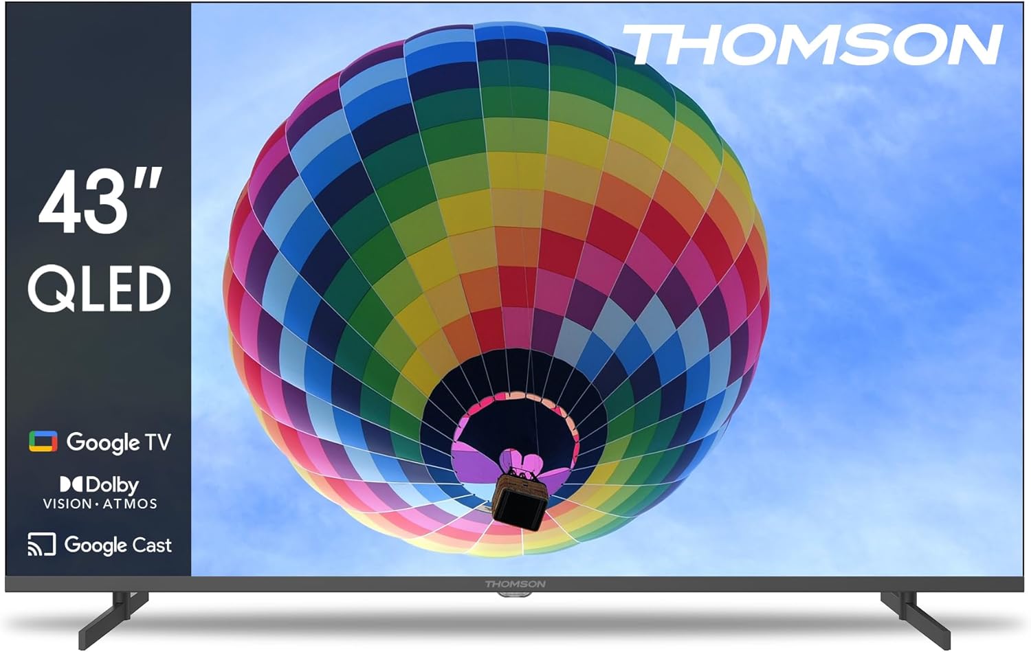 THOMSON 32 Inch (81cm) Full HD Google Smart TV, Wi-Fi, Dolby Audio, HDR10, Bluetooth 5.1, Triple Tuner (Cable/Satellite/Antenna), HDMI, CI+, A+ Panel - 32FG2S14