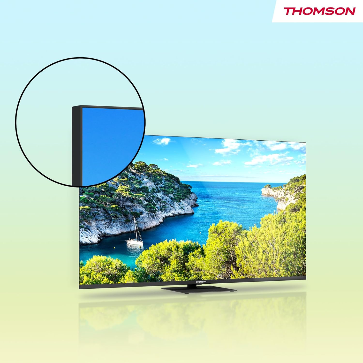 THOMSON 32 Inch (81cm) Full HD Google Smart TV, Wi-Fi, Dolby Audio, HDR10, Bluetooth 5.1, Triple Tuner (Cable/Satellite/Antenna), HDMI, CI+, A+ Panel - 32FG2S14