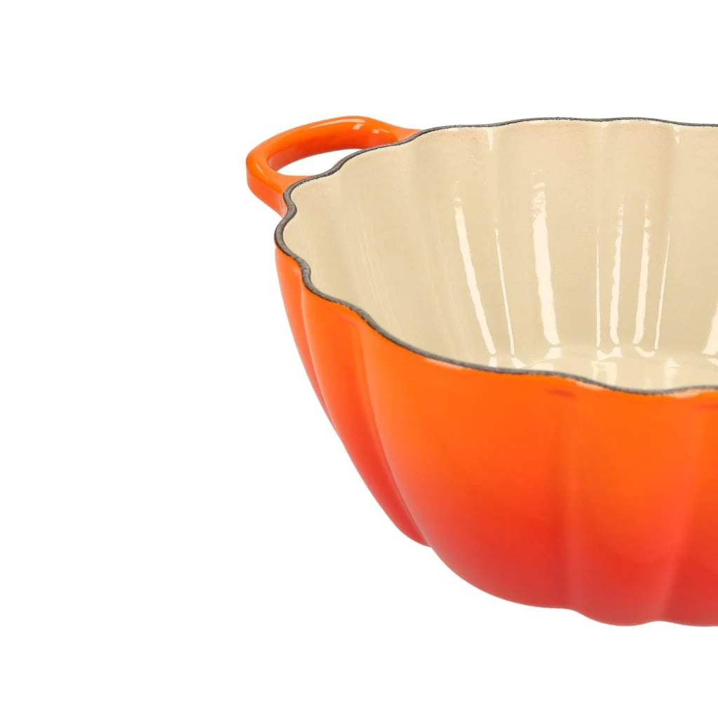 2025 Le Creuset - Pompoen braad- / stoofpan Signature Oranjerood 24 cm 3,7 l