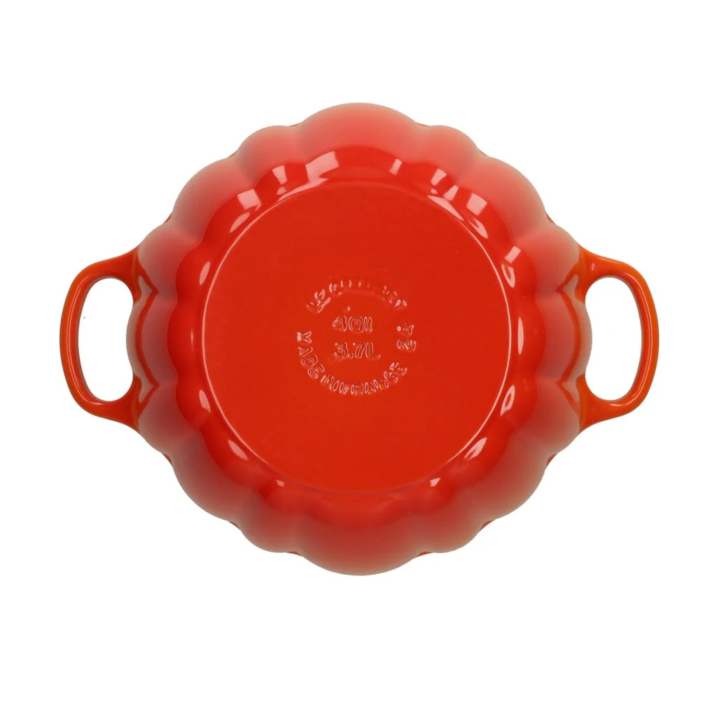 2025 Le Creuset - Pompoen braad- / stoofpan Signature Oranjerood 24 cm 3,7 l