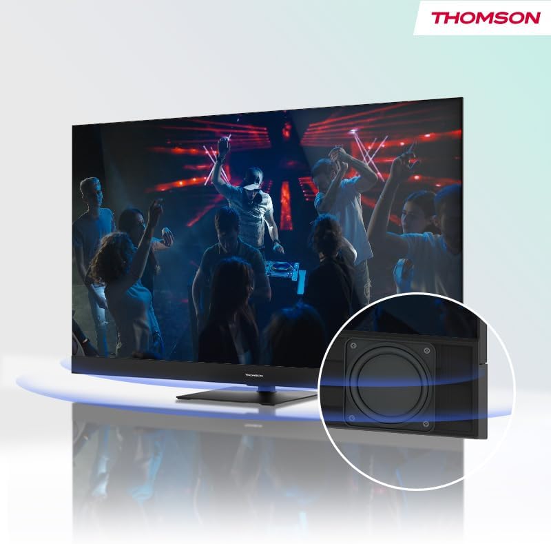 THOMSON 32 Inch (81cm) Full HD Google Smart TV, Wi-Fi, Dolby Audio, HDR10, Bluetooth 5.1, Triple Tuner (Cable/Satellite/Antenna), HDMI, CI+, A+ Panel - 32FG2S14
