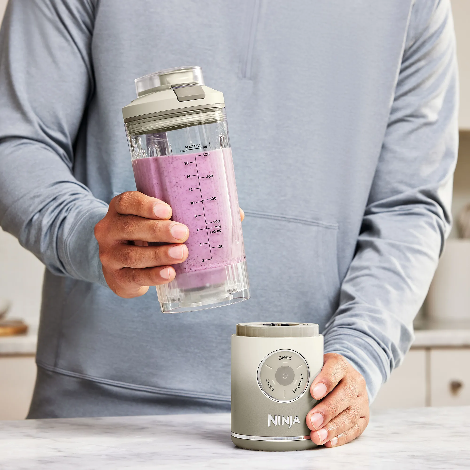 2025 Ninja Blast Max Draadloze Draagbare Blender
