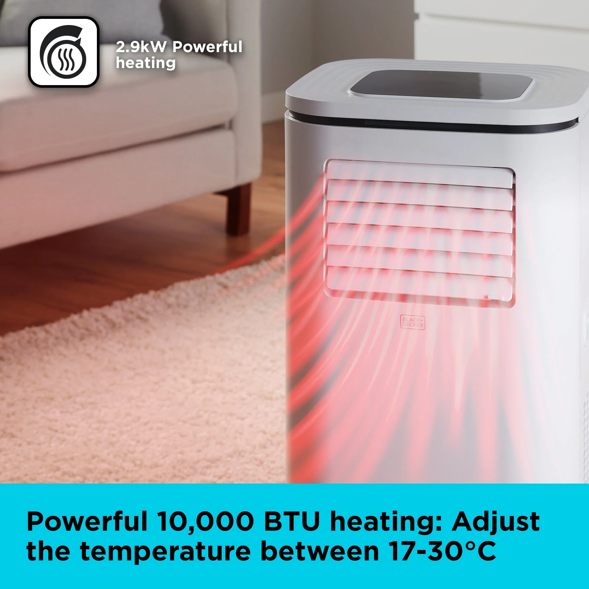 Draagbare Airconditioner Black+Decker BXAC40011GB 12.000 BTU